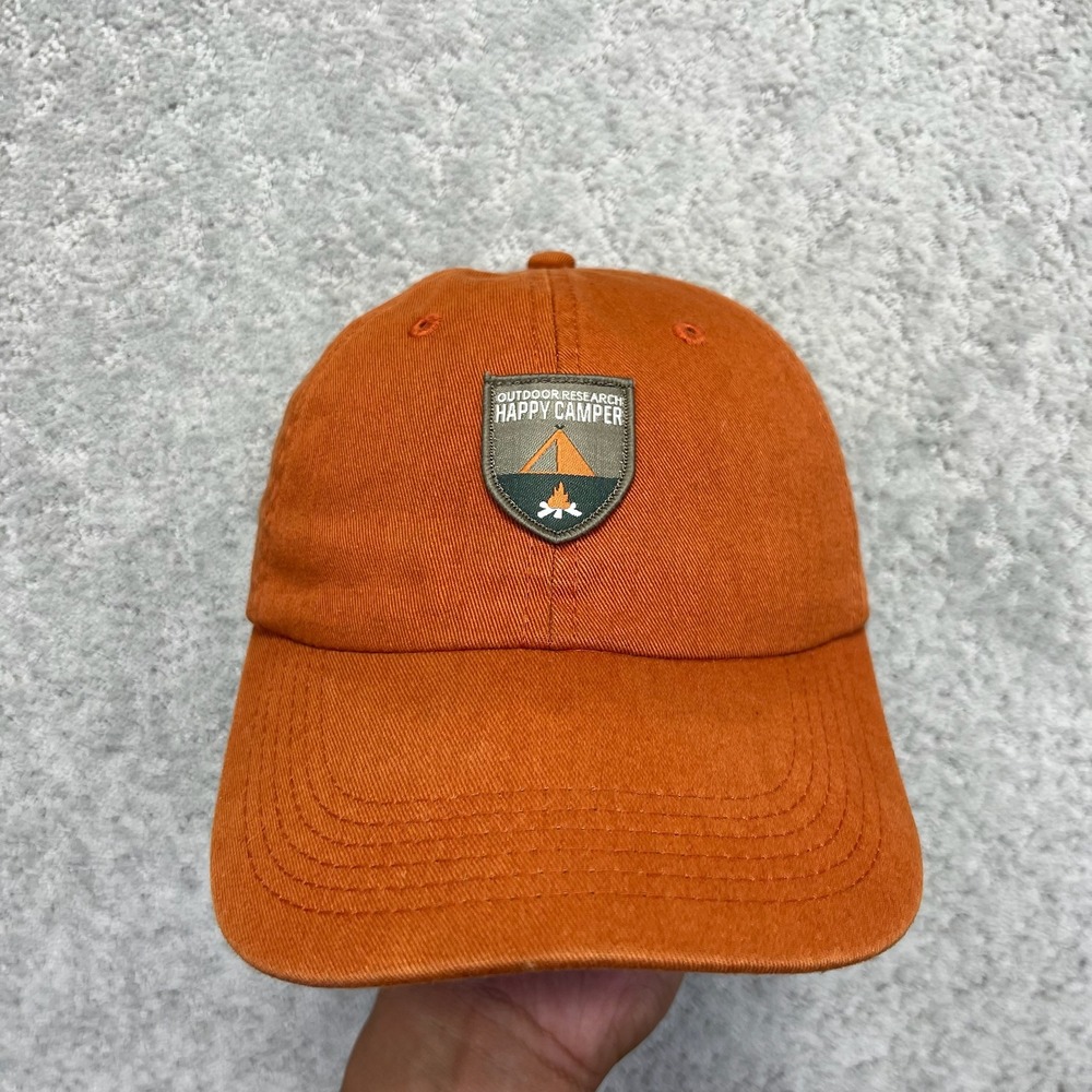 Outdoor Research Happy Camper Baseball Cap Mens Burnt Orange Cotton Adjustable